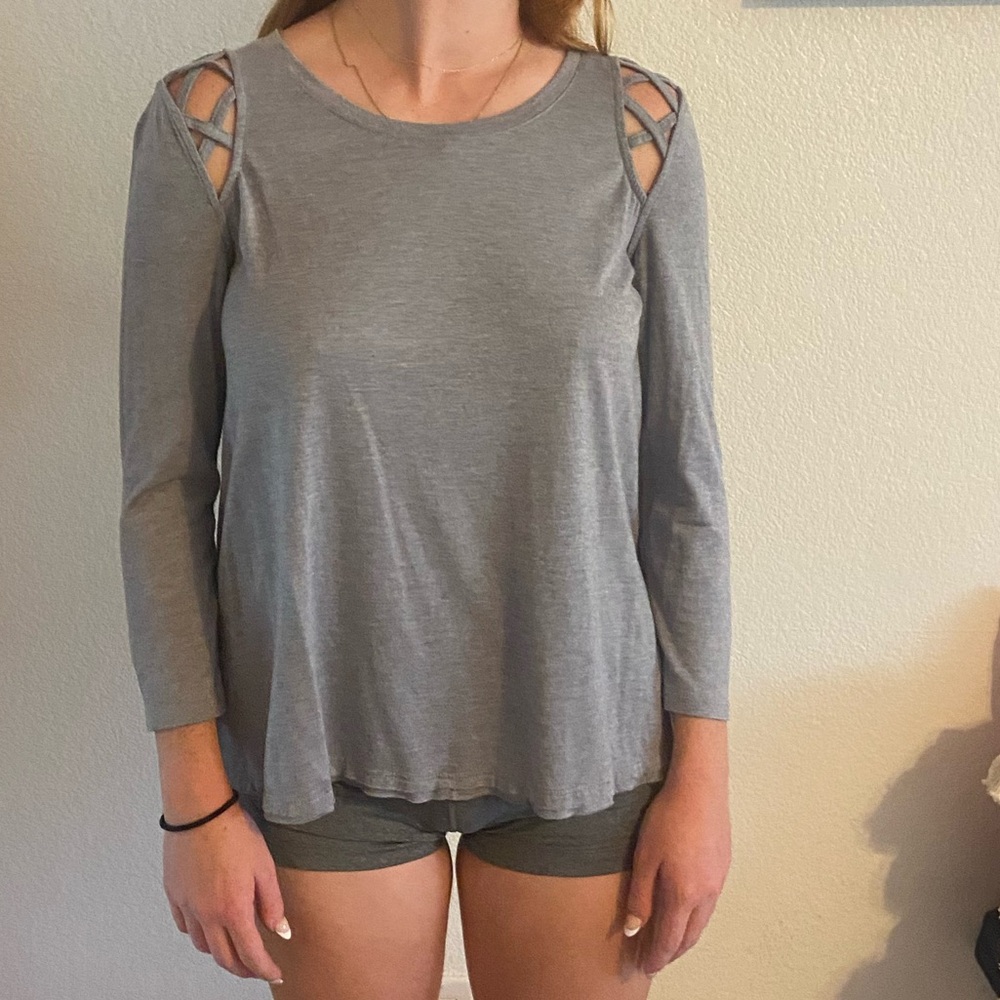 Miss Me grey shirt